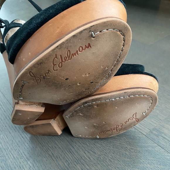 Sam Edelman black suede wedges - Picture 6 of 6